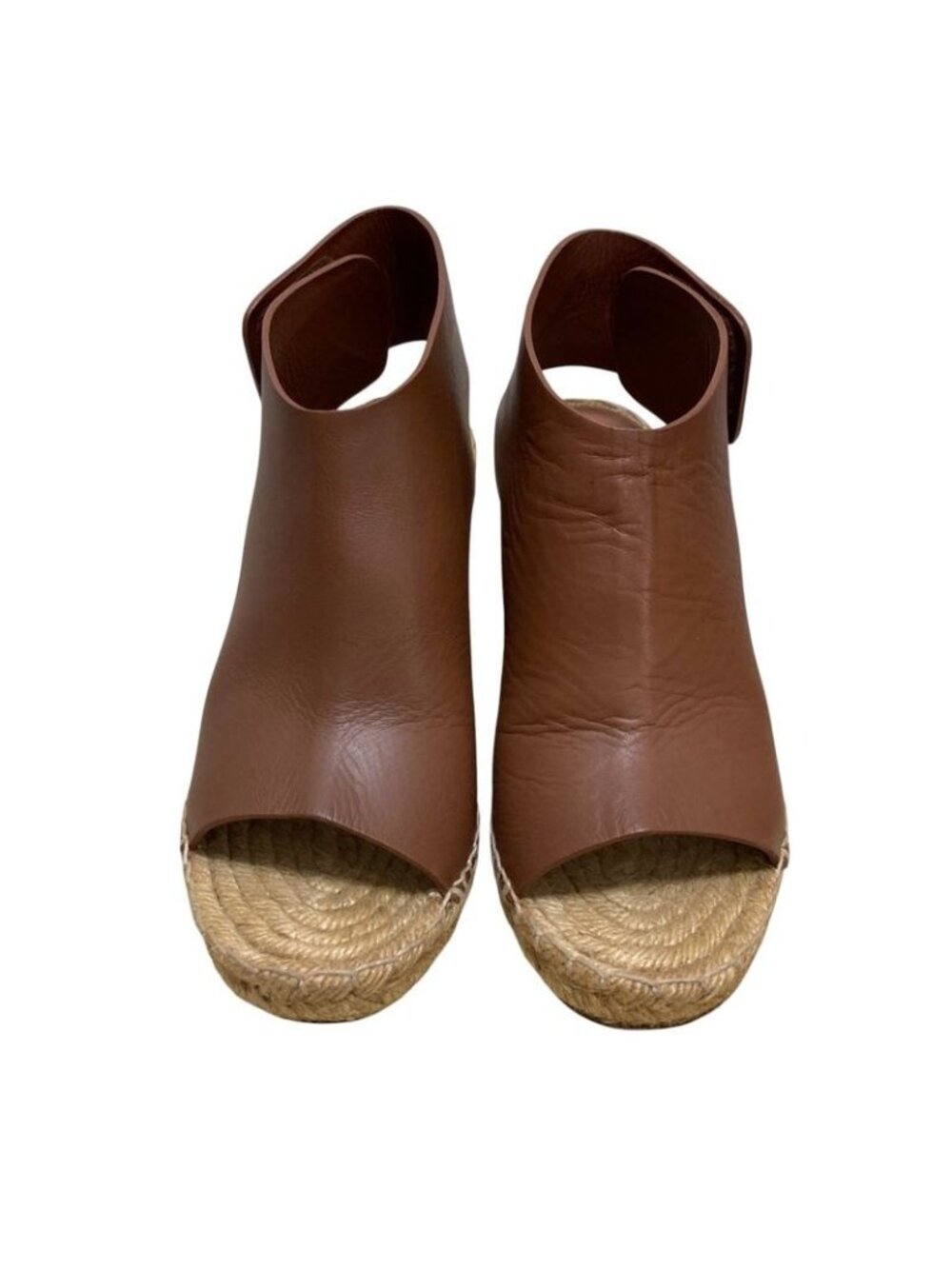 Celine Fibie Period Espadrilles Open Toe Leather Sandals Size 35 - Picture 2 of 8